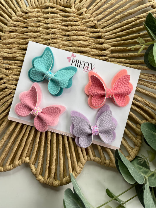 Double Butterfly clips