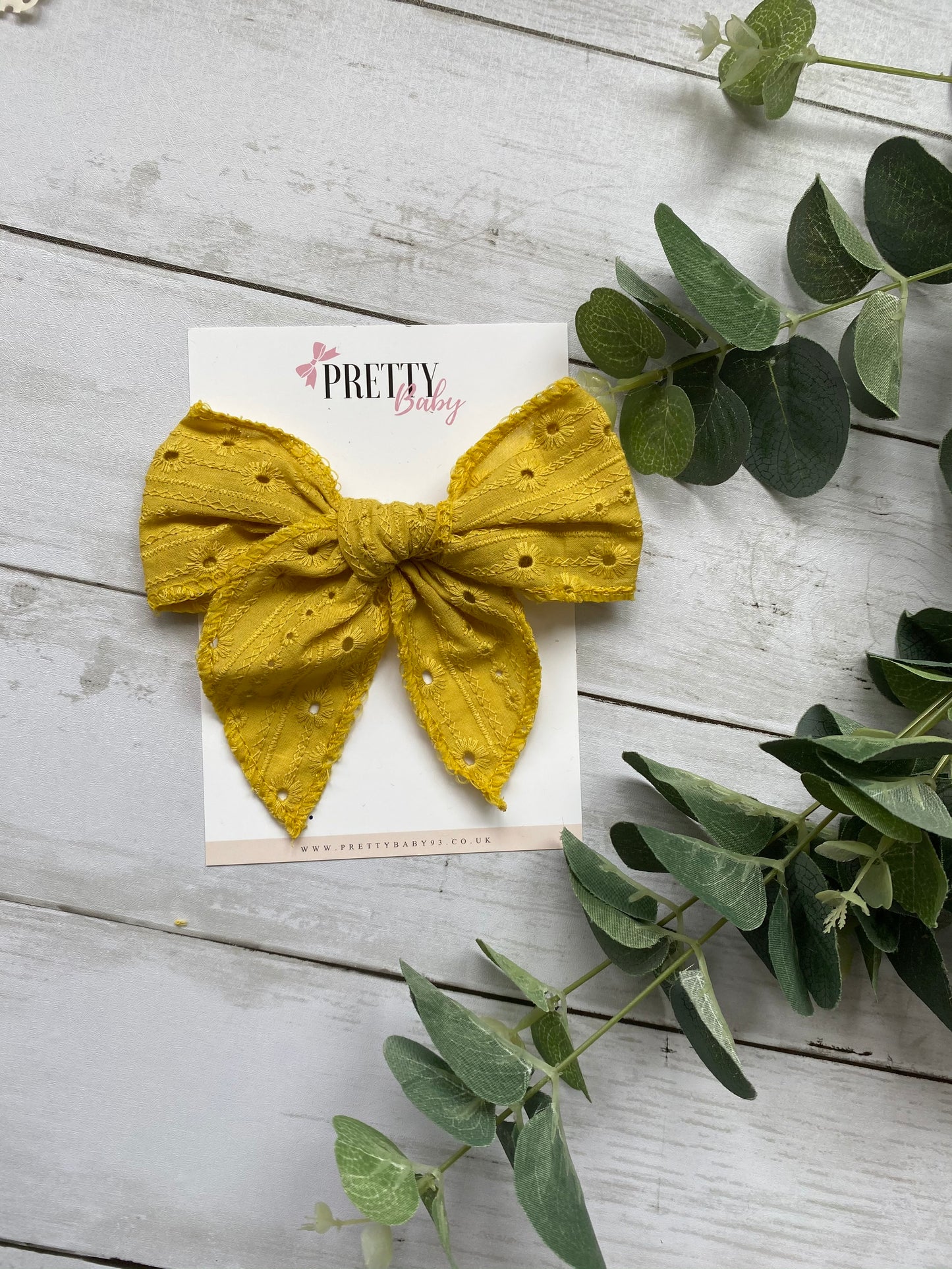 Embroidered fable bows